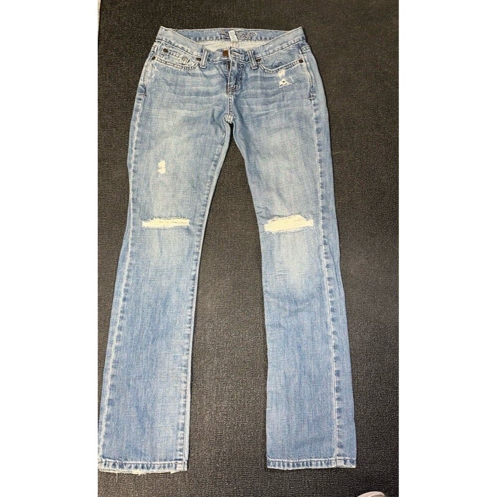 Abercrombie & Fitch Faded Blue Boot Cut Jeans
